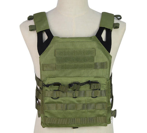 WoSport JPC Style Plate Carrier with SAPI Dummy Plates (Olive Drab)