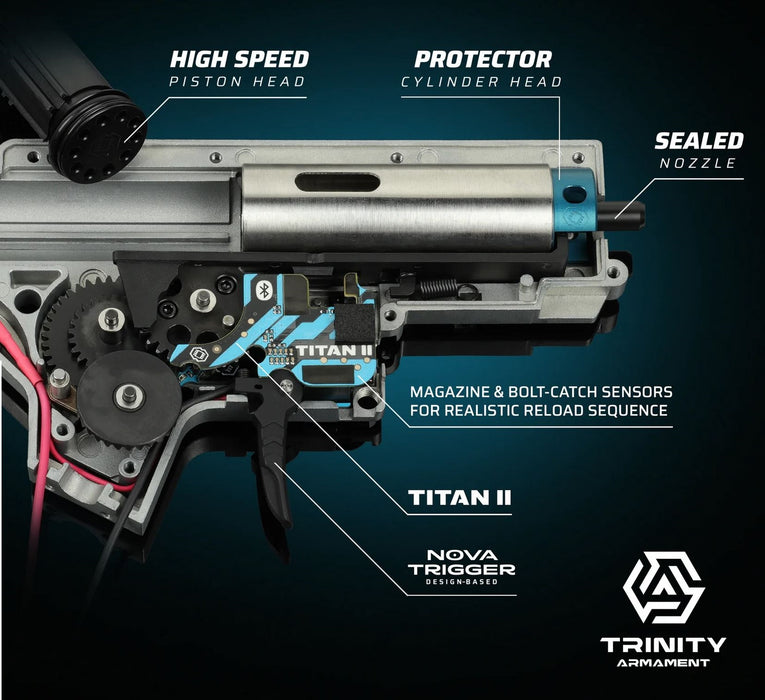 [PREORDER Sept. 2024] Gate x Arcturus Trinity Armament Training Rifle w/ Gate Titan II Bluetooth MOSFET AEG Airsoft Gun