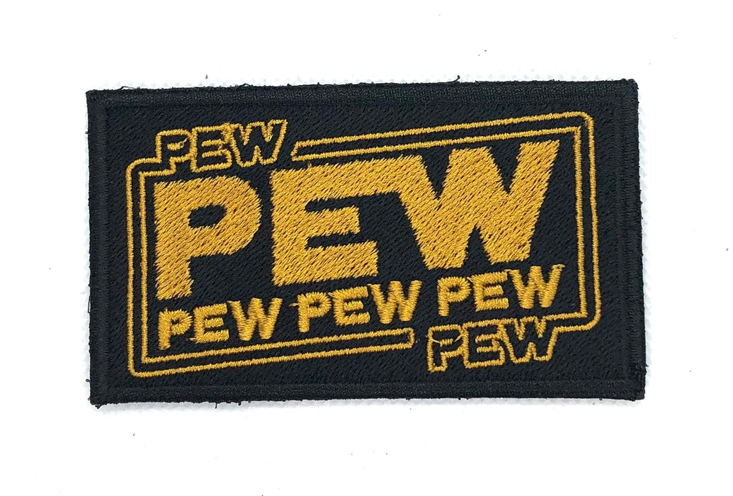 CPC Pew Pew Pew Embroidered Patch