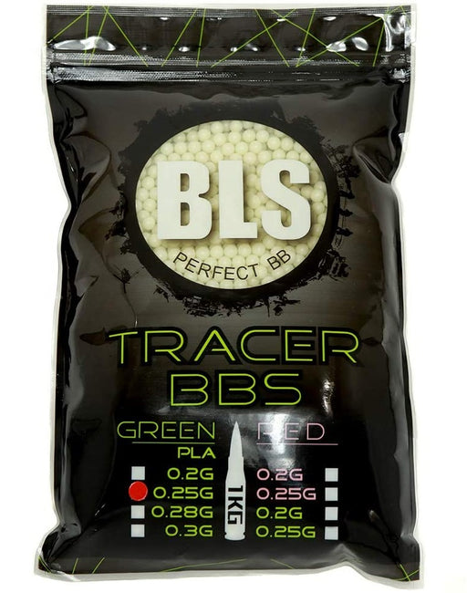 [Pre-Order] BLS Green Bio Airsoft Tracer BBs 0.25g 4000 Rounds (Bulk)