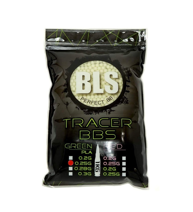 BLS Green Bio Airsoft Tracer BBs 0.25g 4000 Rounds