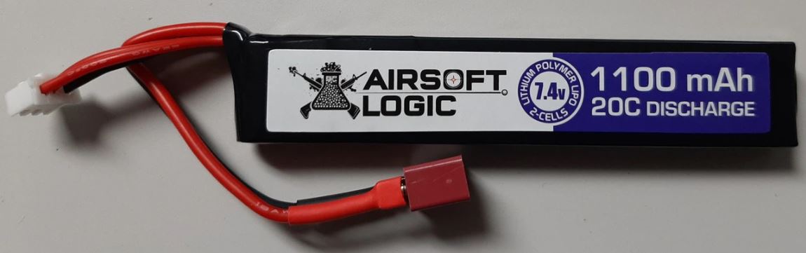 Airsoft Logic 7.4v 1100mAh LiPo Stick Battery