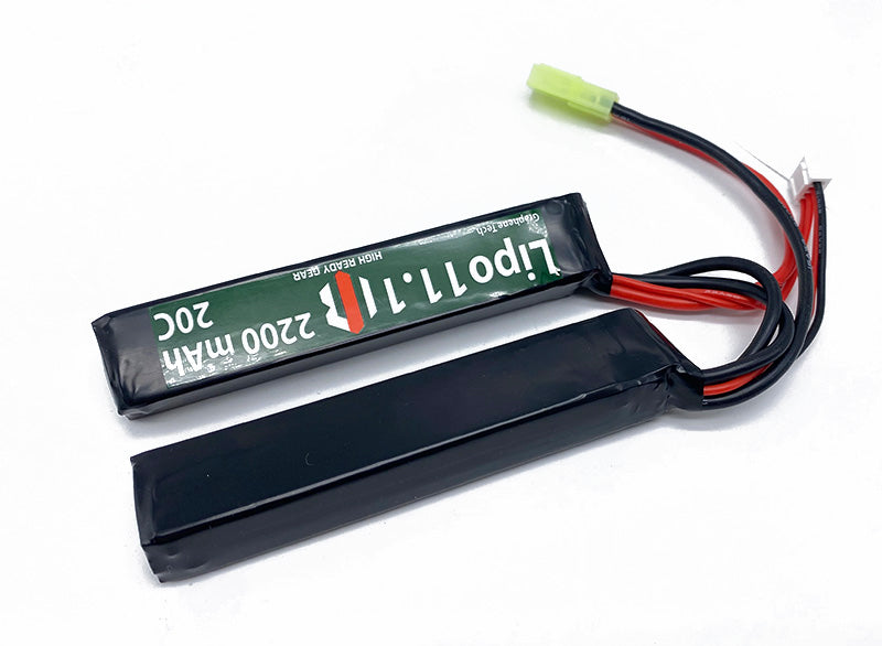 HRG Graphene 11.1v 2200mAh Lipo Stick Battery with Tamiya