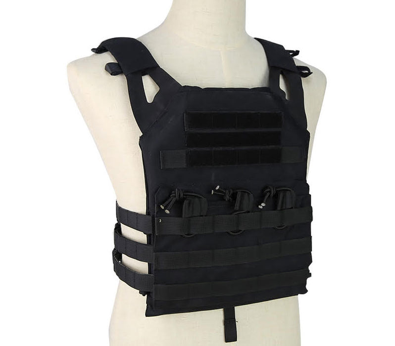WoSport JPC Style Plate Carrier with SAPI Dummy Plates (Black)