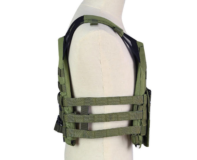 WoSport JPC Style Plate Carrier with SAPI Dummy Plates (Olive Drab)