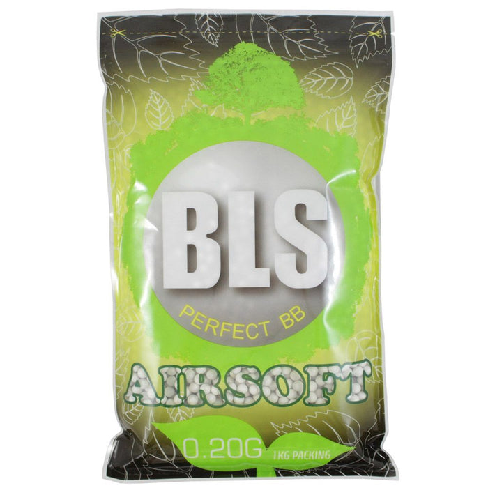 BLS White Bio Airsoft BBs 0.20g 5000 Rounds