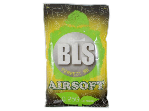 BLS White Bio Airsoft BBs 0.25g 4000 Rounds