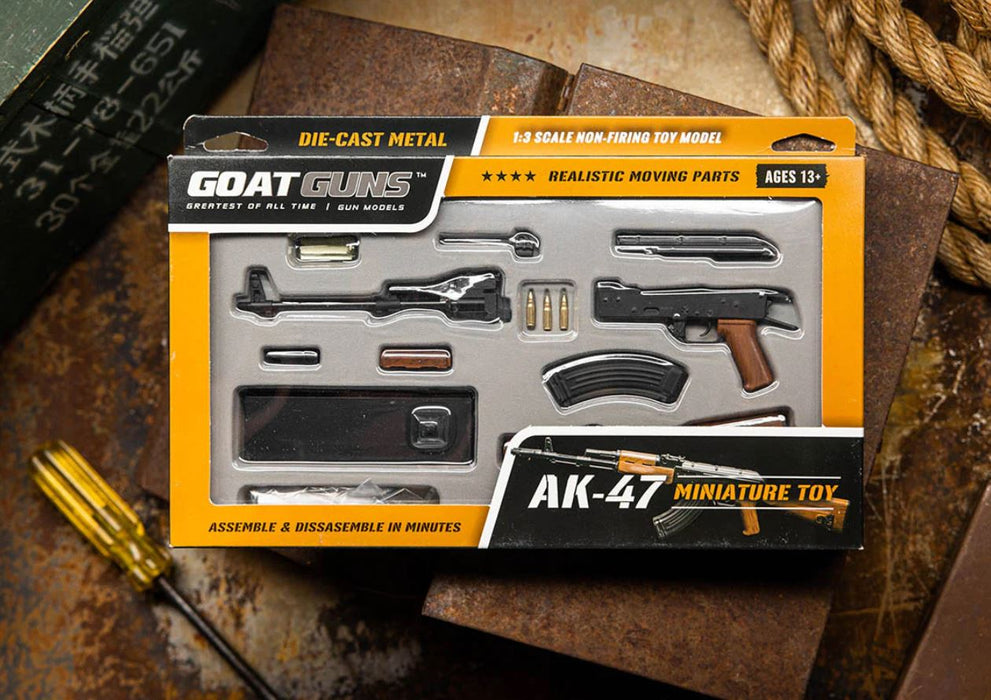GoatGuns Mini AK47 Miniature Toy Model (Black)
