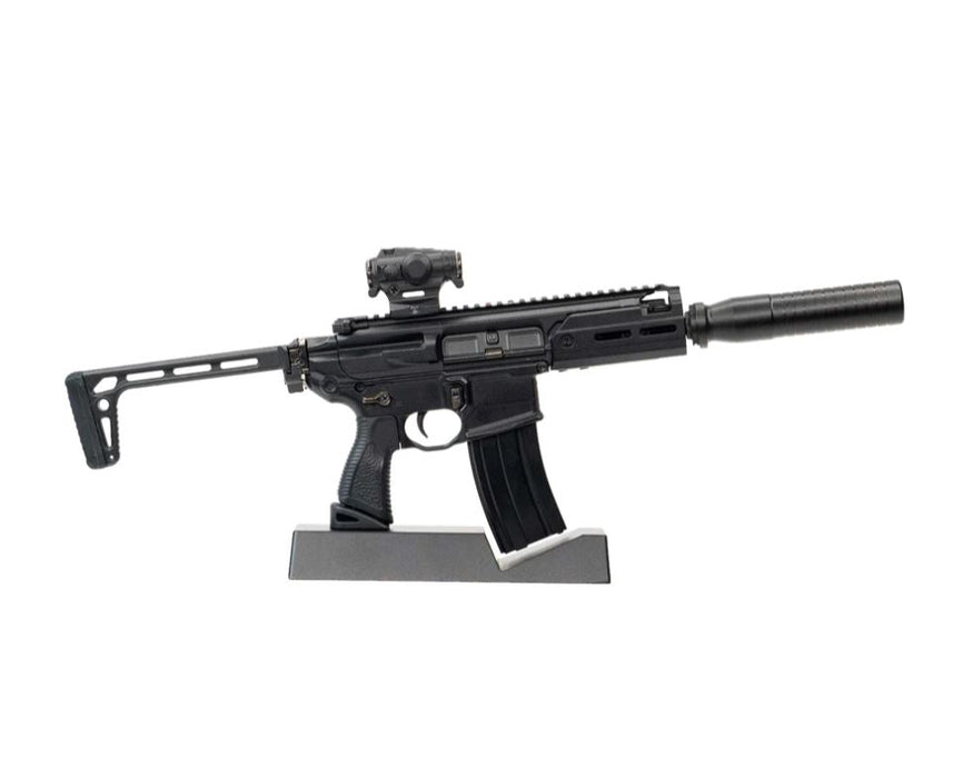 GoatGuns Mini Sig Sauer MCX Miniature Toy Model (Black)