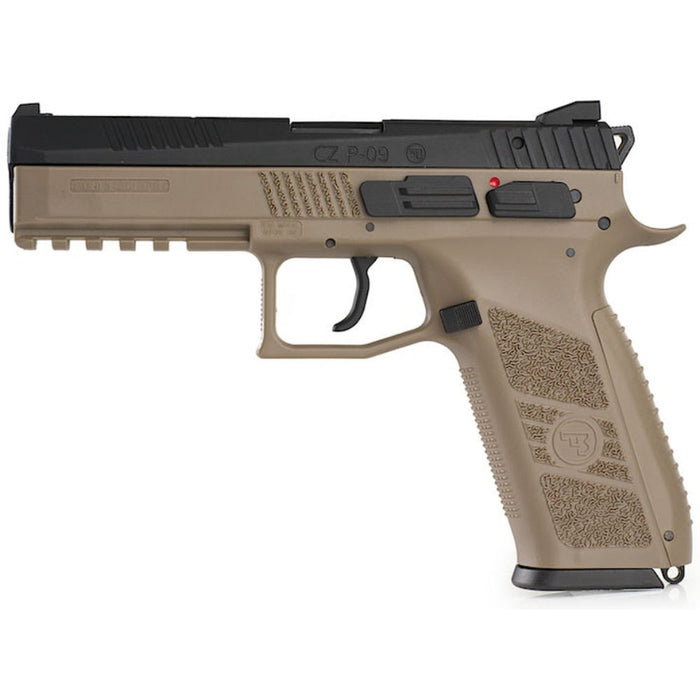 ASG x KJW CZ P-09 Duty Gas Blowback Airsoft Pistol (Dark Earth)