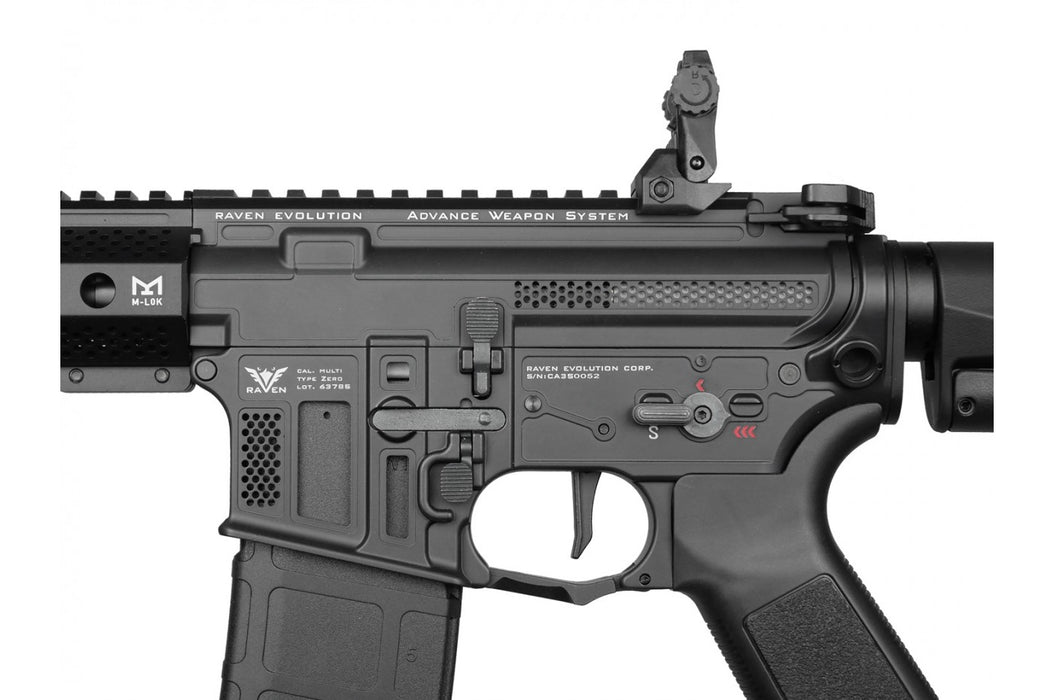 Raven Evolution Gen. 2 ELITE Type Zero 12.5" Carbine AEG Airsoft Gun w/ AR220 Extra Magazine (Black)