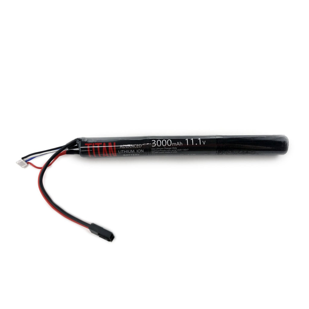 Titan Power 11.1v 3000mAh Li-Ion Stick Battery with Tamiya