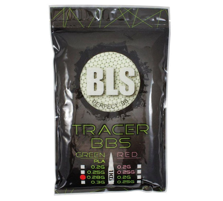 BLS Green Bio Airsoft Tracer BBs 0.28g 3600 Rounds