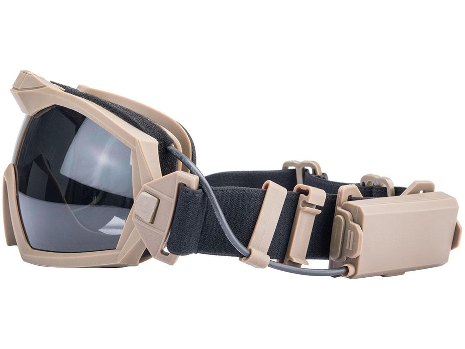 Matrix Integrated Fan Anti-Fog Goggles with 2 Lens