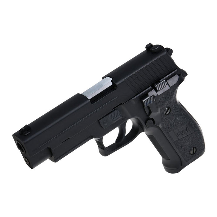 WE Tech P226/F226 SEAL Team Six Gas Blowback Airsoft Pistol with Green Gas Spare Magazine