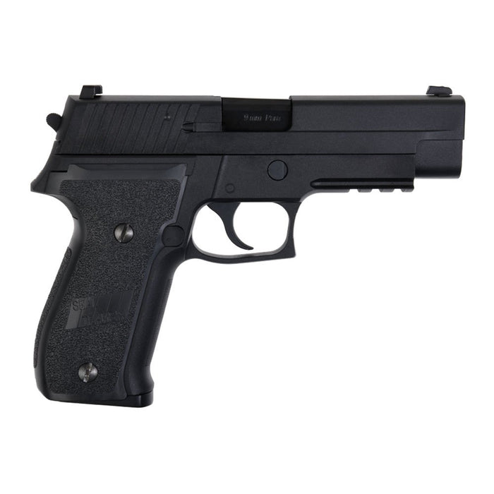 WE Tech P226/F226 SEAL Team Six Gas Blowback Airsoft Pistol with Green Gas Spare Magazine